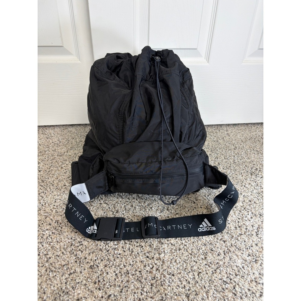 Stella McCartney Adidas Convertible Backpack Bumbag Fanny Pack Black Travel